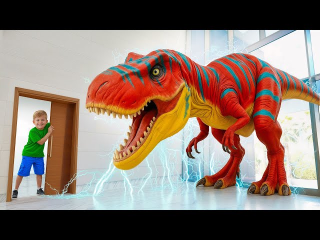 Oliver’s Dinosaur Toys Came Alive at Home!
