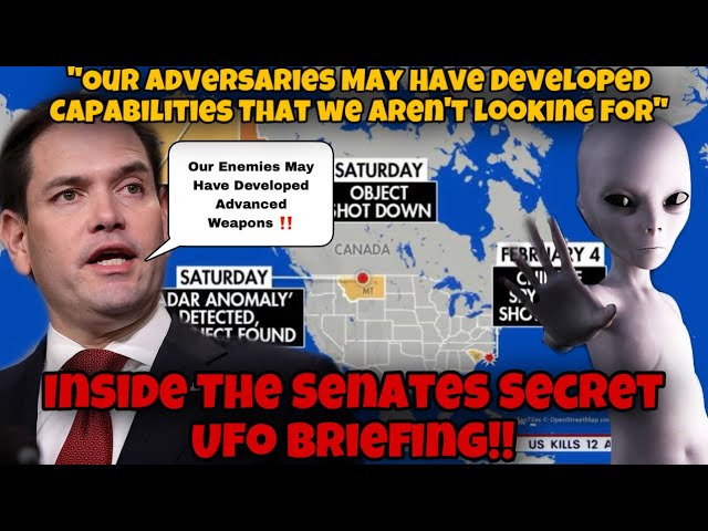 U.S. Senator Warns That Our Enemies May Have Developed Advanced UFO Technology !!!