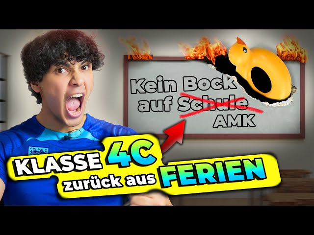 Der ERSTE Schultag von der KLASSE 4C 😳😂 | Schule mit 4C | Mohi__07