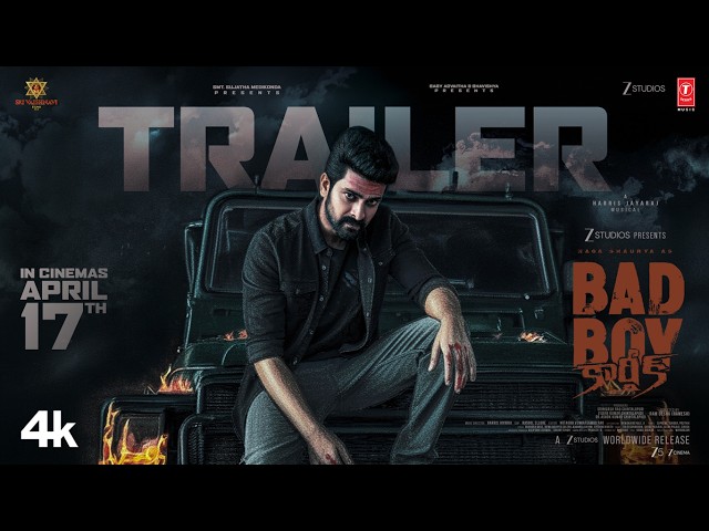 Bad Boy Karthik Trailer | Naga Shaurya | Vidhi Yadav | Samuthirakani | Harris Jayraj |  Ramesh