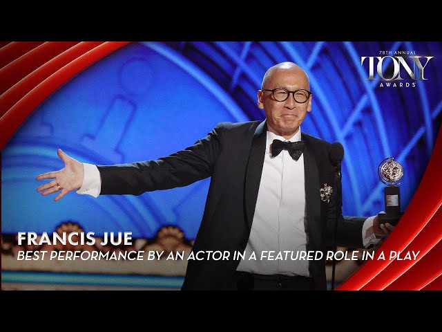 Francis Jue | 2025 Tony Awards Acceptance Speech