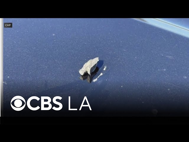 CHP vehicle near struck by shrapnel near Camp Pendleton