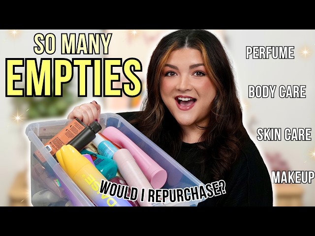HUGE BEAUTY EMPTIES🔥 30+ Products Finished!  Worth Repurchasing or PASS?!