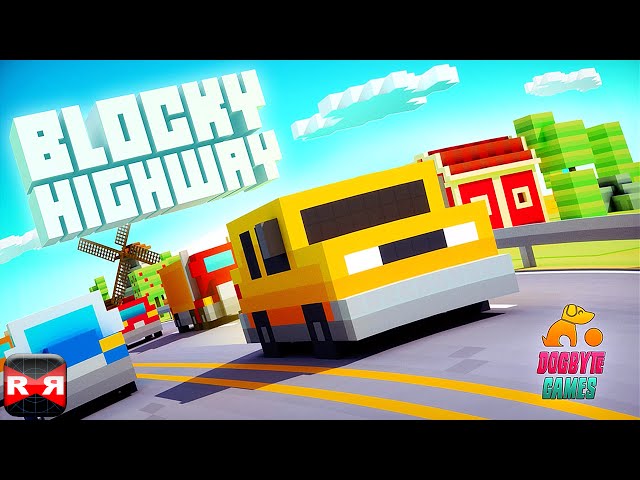Blocky Highway (By Dogbyte Games) - iOS / Android - Gameplay Video