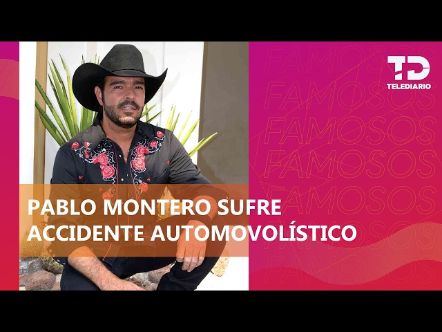 Pablo Montero suffers car accident outside the San Rafael Theater; this is what happened
