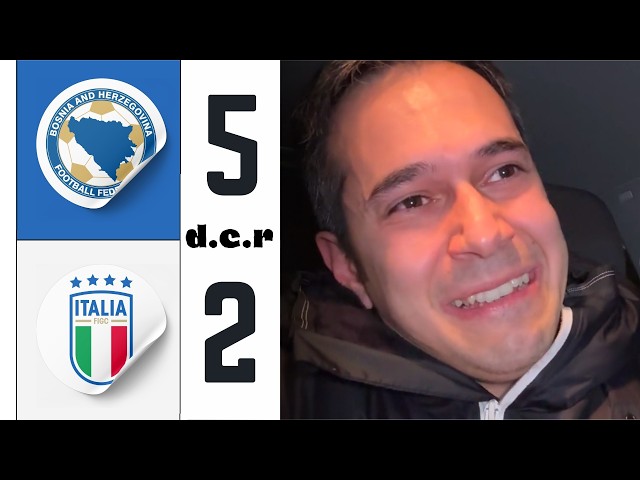 WE ARE A NATIONAL TEAM OF LOSERS‼️ BOSNIA-ITALY 5-2 pens