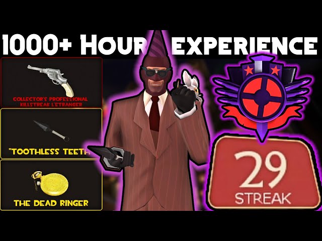 Kunai x Dead Ringer⚡1000+ Hours of Spy Experience [TF2 Gameplay]