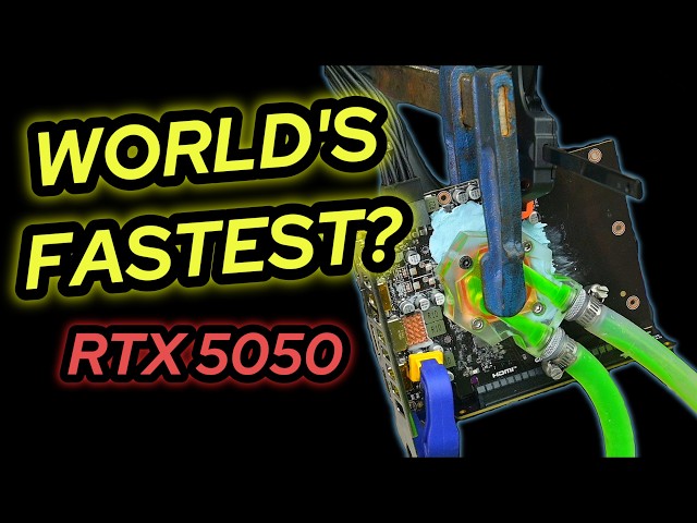 Die weltweit schnellste RTX 5050 bauen