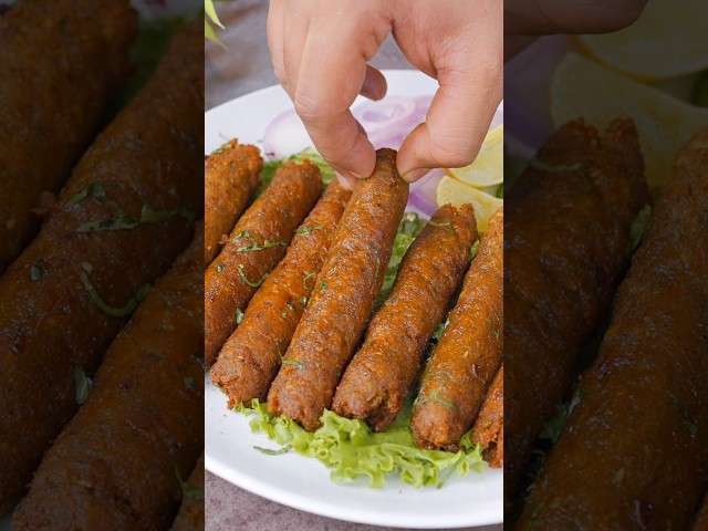Pure Veg Seekh Kebab 😅😅😜😜 #bharatzkitchen #food #recipe