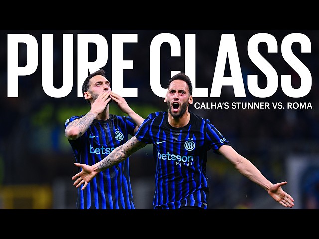 STRAIGHT FROM HIS HOME 🇹🇷 | EVERY ANGLE | HAKAN ÇALHANOĞLU VS ROMA ⚫🔵