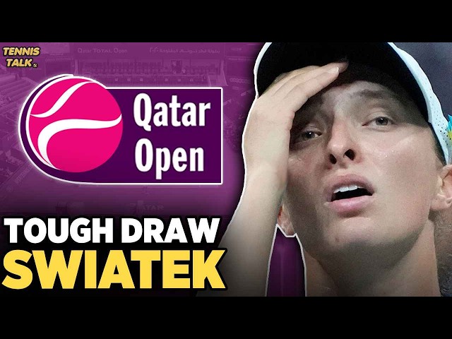 Tough Draw Swiatek at WTA Qatar 2026 | Tennis News