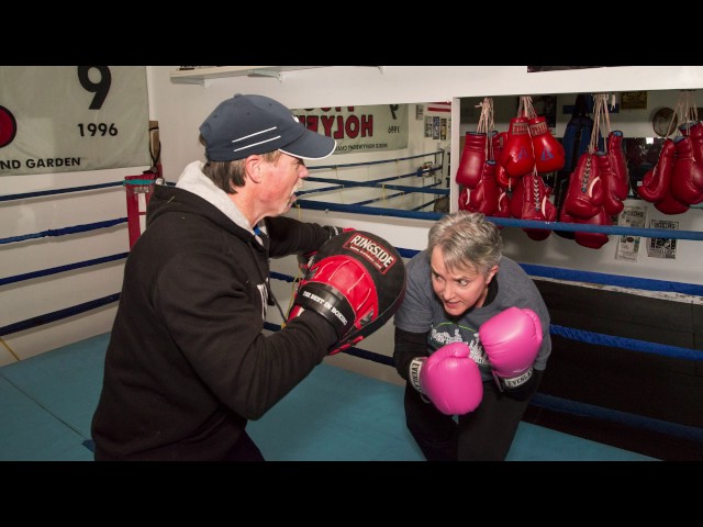 Parkinson’s patient dodges, jabs to maintain her mobility