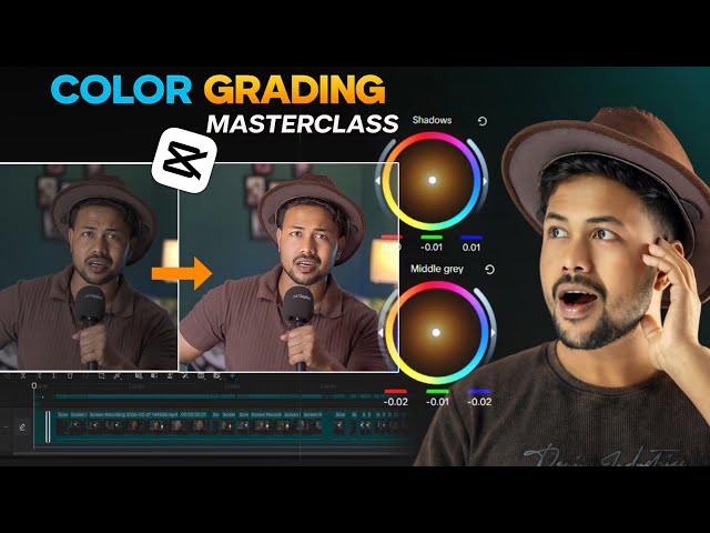 capcut video editing tutorial for beginners 🤯| CapCut Cinematic Color Grading Secrets