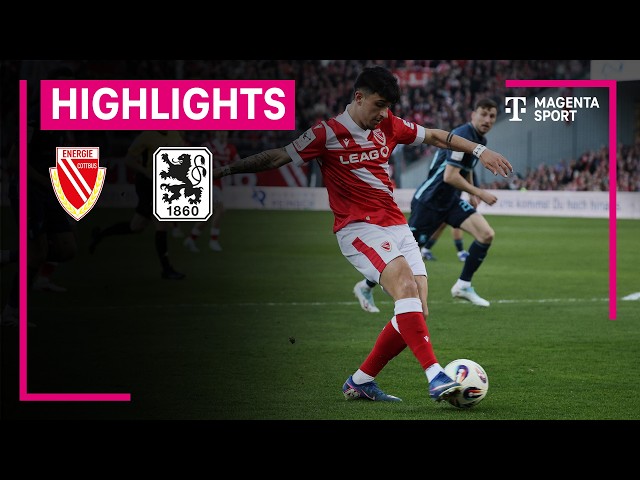 Energie Cottbus - TSV 1860 Munich | Highlights 3rd League | MAGENTA SPORT