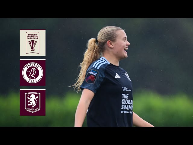 Mullett scores FIRST senior Villa goal 🥹 | Bristol City Women v Aston Villa Women | HIGHLIGHTS
