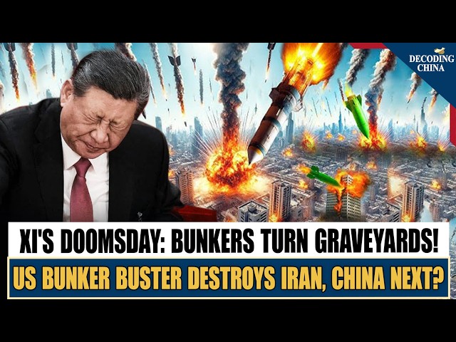 China Panics: Us Bunker Buster Turns Iran's Bunkers Into Graveyards With One Strike!