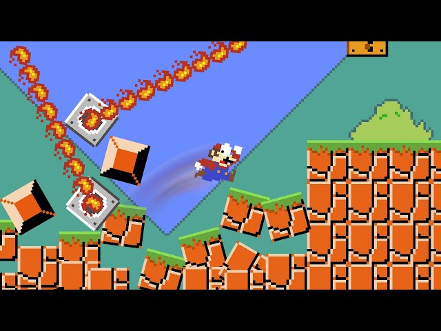Every time Mario jumps, the Level gets HARDER!