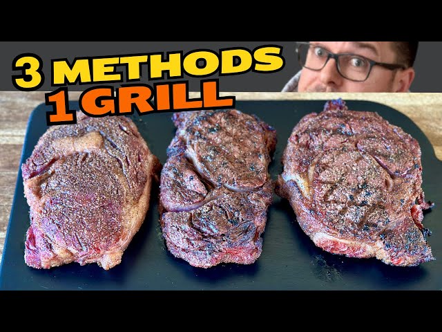 Steaks on a Pellet Grill -- We tried 3 different ways!