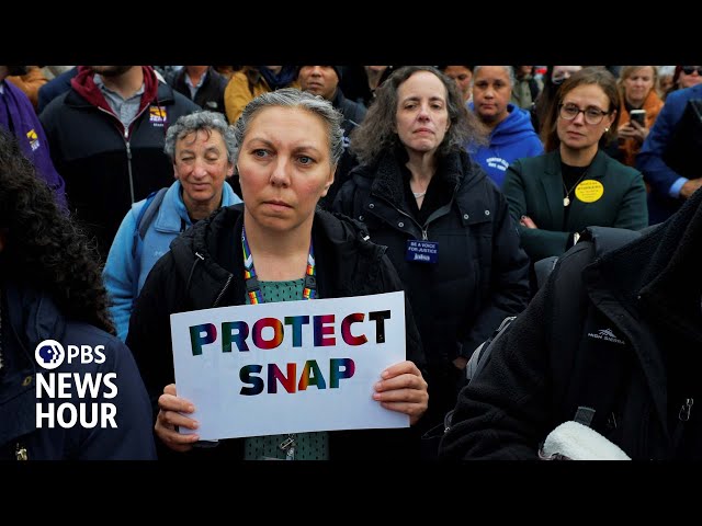 SNAP benefits will be partially funded as shutdown stretches on, White House says