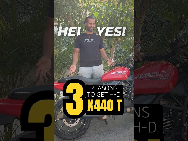 3 REASONS to get H-D X440 T #harleydavidson #shorts #biker #ytviral #bikelife #review #shortsviral