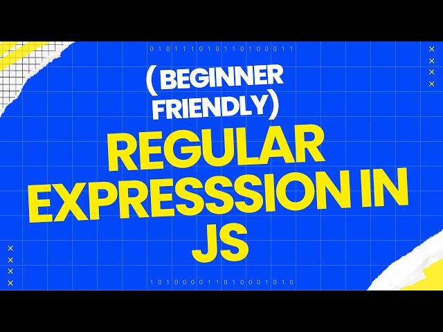JavaScript Regular Expression | JavaScript Regex Tutorial