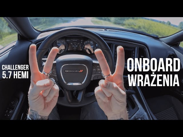 POV Impressions | 2017 DODGE CHALLENGER 5.7 HEMI V8 | Onboard Drive 4K