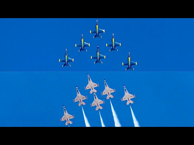 2026 Blue Angels & Thunderbirds Air Show Routine NAF El Centro