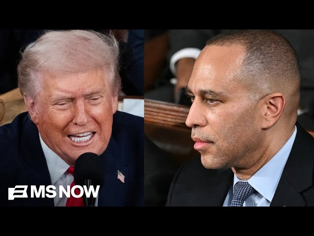 ‘Riddled with dirty rotten lies’: Rep. Jeffries slams Trump’s 'so-called' State of the Union