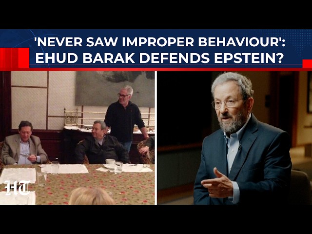 Epstein-Ehud Barak Ties: Former Israeli PM Defends Sex Offender Amid Uproar? 'Never Saw Improper...'