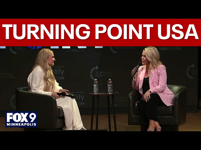 Turning Point USA: Erika Kirk hosts Karoline Leavitt