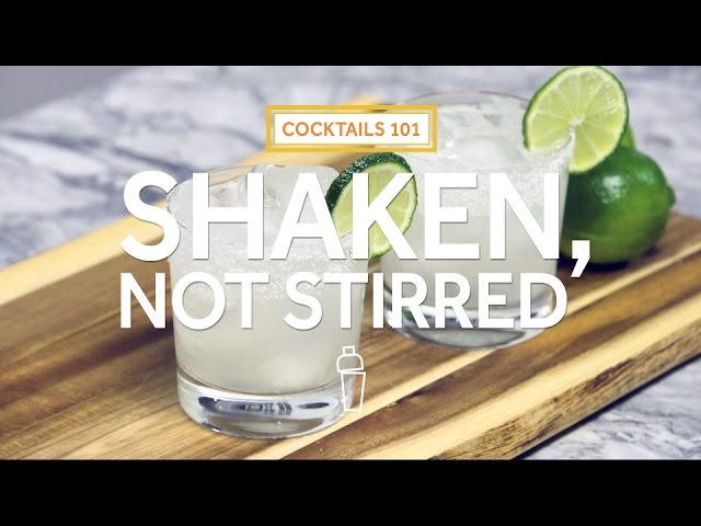 Shaken, not Stirred: How to Shake a Cocktail