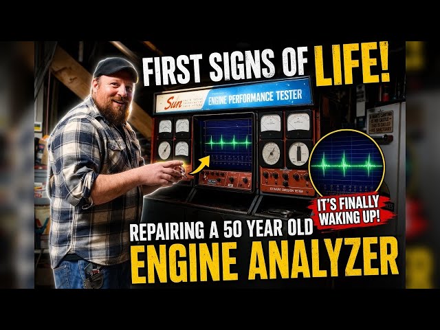 First Signs of Life – Repairing a 50 Year Old Engine Analyzer