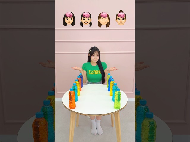 IQ Challenge🧠 | Who Will Move the Bottles with Fewer Touches?🤔