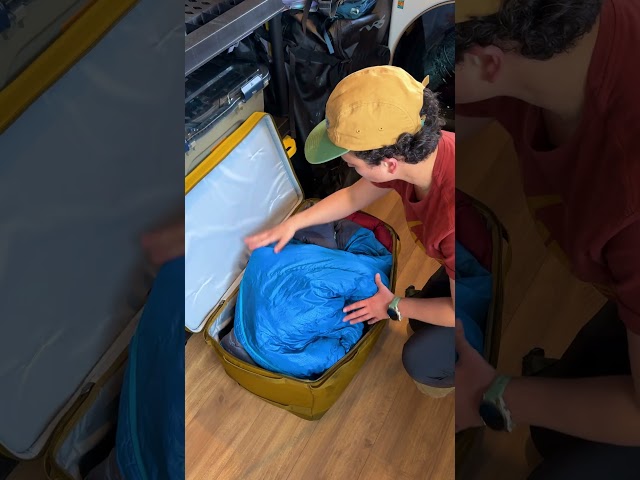 How to organize gear in small spaces | #shorts #rei #optoutside #camping #gear #organization