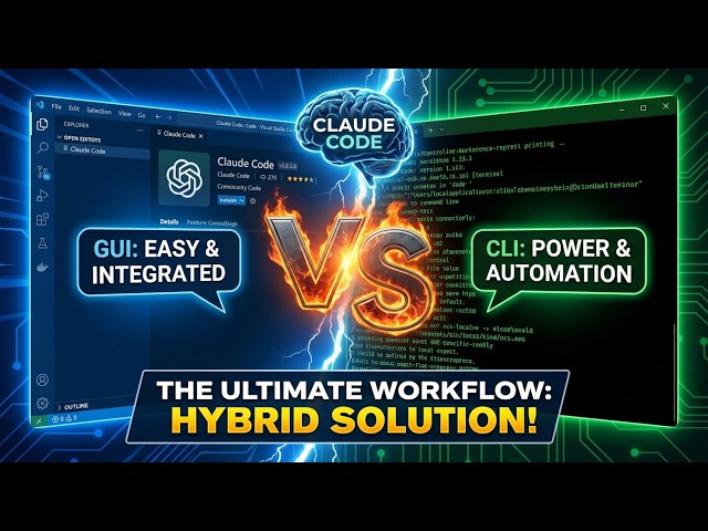🚀 Claude Code: CLI vs VS Code Extension - Which One is right for you❓