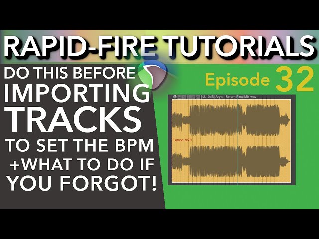 Item timebase types Explained Part 1: 'Time' for Tempo Matching (Rapid-fire Reaper Tutorials Ep32)
