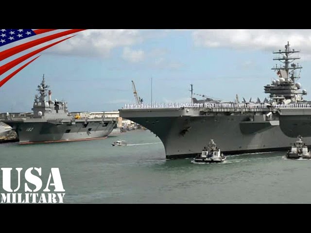 護衛艦いせ & 空母ロナルド･レーガン (ハワイ･真珠湾)