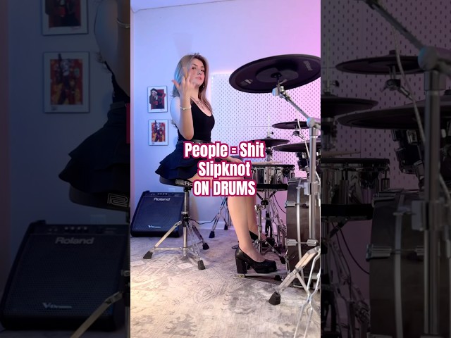 People = Shit by Slipknot ON DRUMS