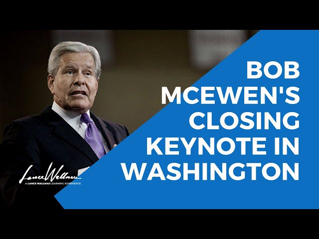 Bob McEwen Gave The Closing Keynote at Extreme Dream Trip at the Trump Hotel in Washington, DC!