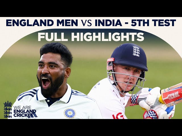 All-Time Classic Test Match | Extended Highlights | England v India 5th Test