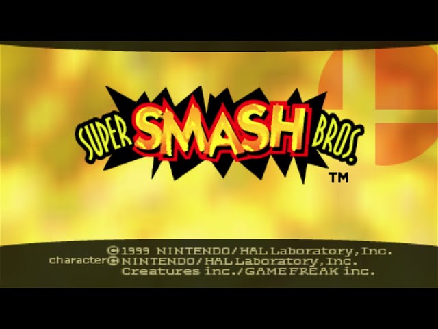 Super Smash Bros. 64 - Full Game 100% Walkthrough