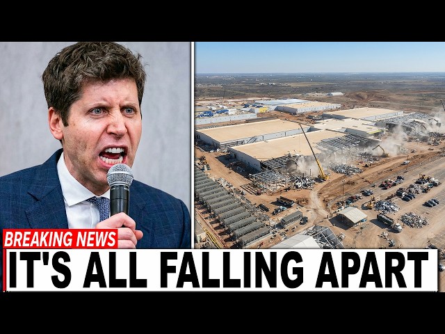 Sam Altman FURIOUS As $500 Billion Stargate Project Falls Apart Before It's Even Built