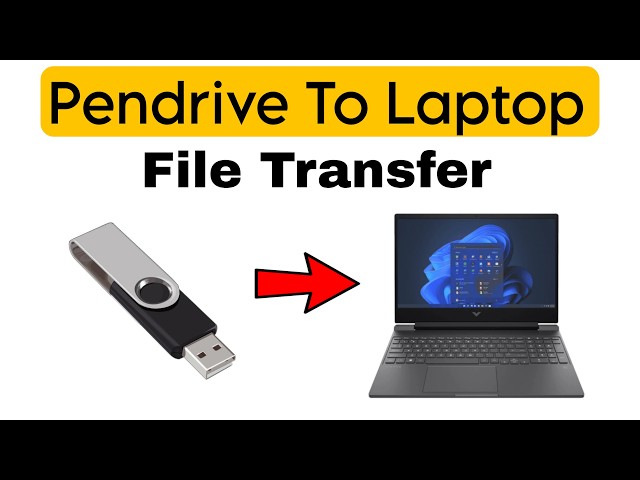 How to Transfer Files from USB Pendrive to PC & Laptop!