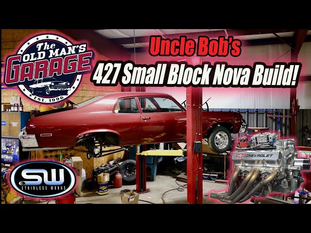 PROGRESS REPORT! Bob’s Pump Gas 427 Nova! Stainless Works Headers! 
