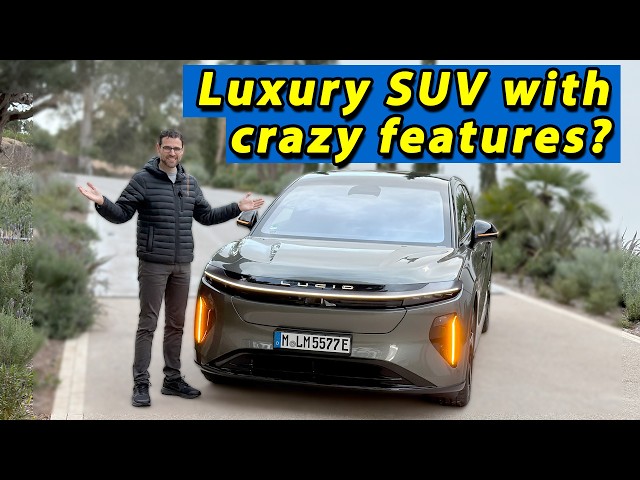 Lucid Gravity Grand Touring driving REVIEW - 123 kWh and ideas that no one else has?