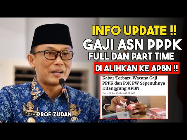 FULL PPPK AND PW SALARIES WILL BE TRANSFERRED TO THE CENTER ‼️