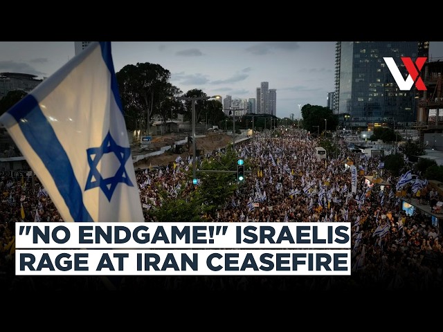 Northern Israel Residents Fume At Iran Ceasefire |  IDF Launches Strikes In Lebanon | VERTEX