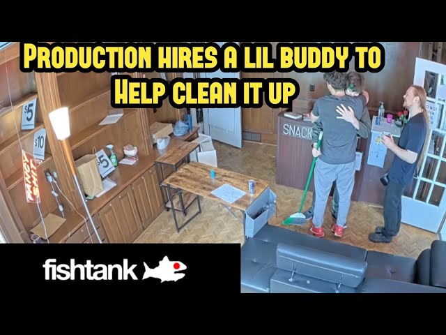 Production Hires a new Janitor to clean it up  - Fishtank Live Season 5 Day 24