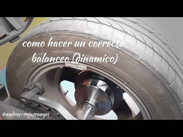 How to do a correct (dynamic) balancing