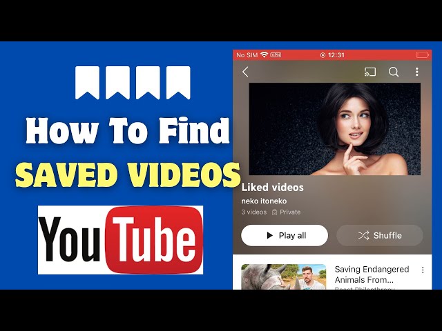 How to Find Your Saved Video On YouTube | APP TUT